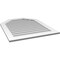 Ekena Millwork Octagonal Top Surface Mount PVC Gable Vent w/ 3-1/2"W x 1"P Standard Frame, 32"W x 40"H GVPOT32X4001SN - alternate 4